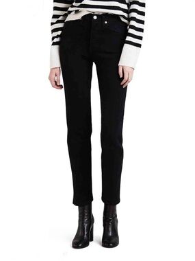 Levi's Women's Wedgie Straight Leg Jeans - Black